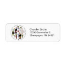 Search for wine glass return address labels Party