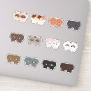 Search for cute animal couple stickers Happy