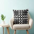 Search for black and white grid cushions Abstract
