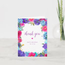Search for purple bridal thank you cards Thanks