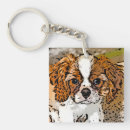Search for cute cavalier key rings Puppy