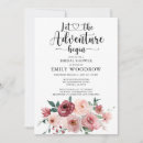 Search for adventure begins bridal shower invitations Let the adventure begin