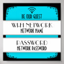 Search for free wifi posters Internet password