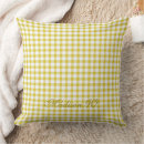 Search for yellow gingham cushions Trendy