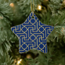 Search for blue mosaic of christmas tree decorations Pattern