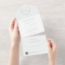 Search for monogram wreath wedding invitations Qr code