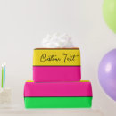 Search for solid pink wrapping paper Neon