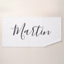 Search for black and white designs bath towels For her