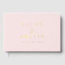 Search for pink guest books Minimalist
