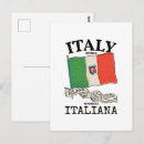 Search for country flag postcards Italia