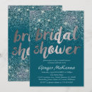 Search for teal silver bridal shower invitations Bride