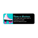 Search for roller skate return address labels Pink