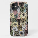 Search for cat illustration iphone cases Colour