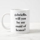 Search for hen mugs Maid of honor