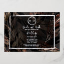 Search for copper foil wedding invitations Dark