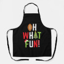 Search for funny football aprons Santa claus