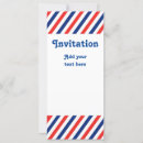 Search for barber invitations Stripes