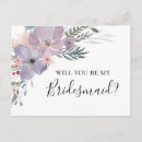 Search for winter wedding postcards Purple