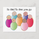 Search for good bye postcards Going away