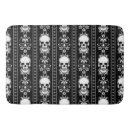 Search for gothic bath mats Skull