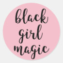 Search for afro black girl stickers Pink