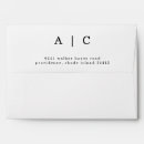 Search for monogrammed wedding envelopes Bridal shower