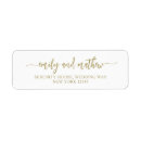 Search for gold save the date return address labels Simple