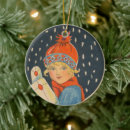 Search for old christmas tree decorations Girl