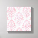 Search for damask canvas prints Pink