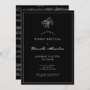 Search for piano recital invitations Minimalist