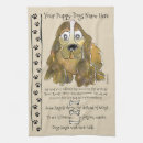 Search for cocker spaniel dog tea towels Puppy