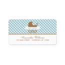 Search for baby carriage return address labels Cute