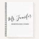 Search for dance teacher notebooks Dancer