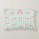 Search for pink bow cushions Hearts
