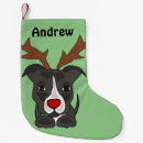 Search for grey dog christmas stockings Animals