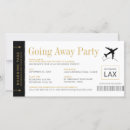 Search for going away party invitations Bon voyage