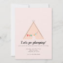 Search for girls glamping invitations Cute