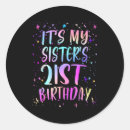 Search for 21 happy birthday stickers 21st
