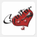 Search for electric guitarist stickers Band