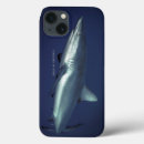 Search for underwater shark iphone cases Blue