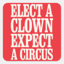 Search for anti clown stickers Political