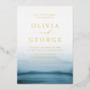 Search for blue ombre wedding invitations Nautical