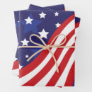 Search for stars and stripes wrapping paper America
