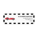 Search for car racing return address labels Vintage