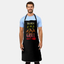Search for bbq flames aprons Dad
