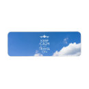 Search for aircraft return address labels Travel