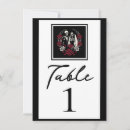 Search for halloween wedding table cards Skulls