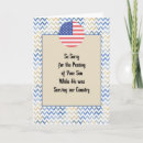 Search for military sympathy cards Service