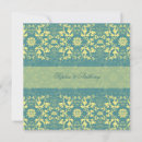 Search for blue damask wedding invitations Floral
