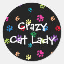 Search for crazy cat stickers Colourful